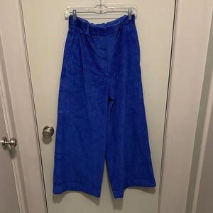 COS Cobalt Blue Corduroy Trousers